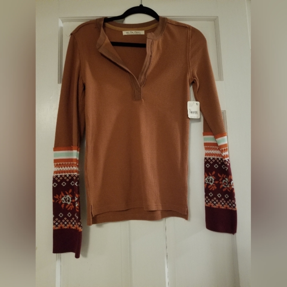 We the Free Mikah Layering Cuff Knit Top - Picture 5 of 5